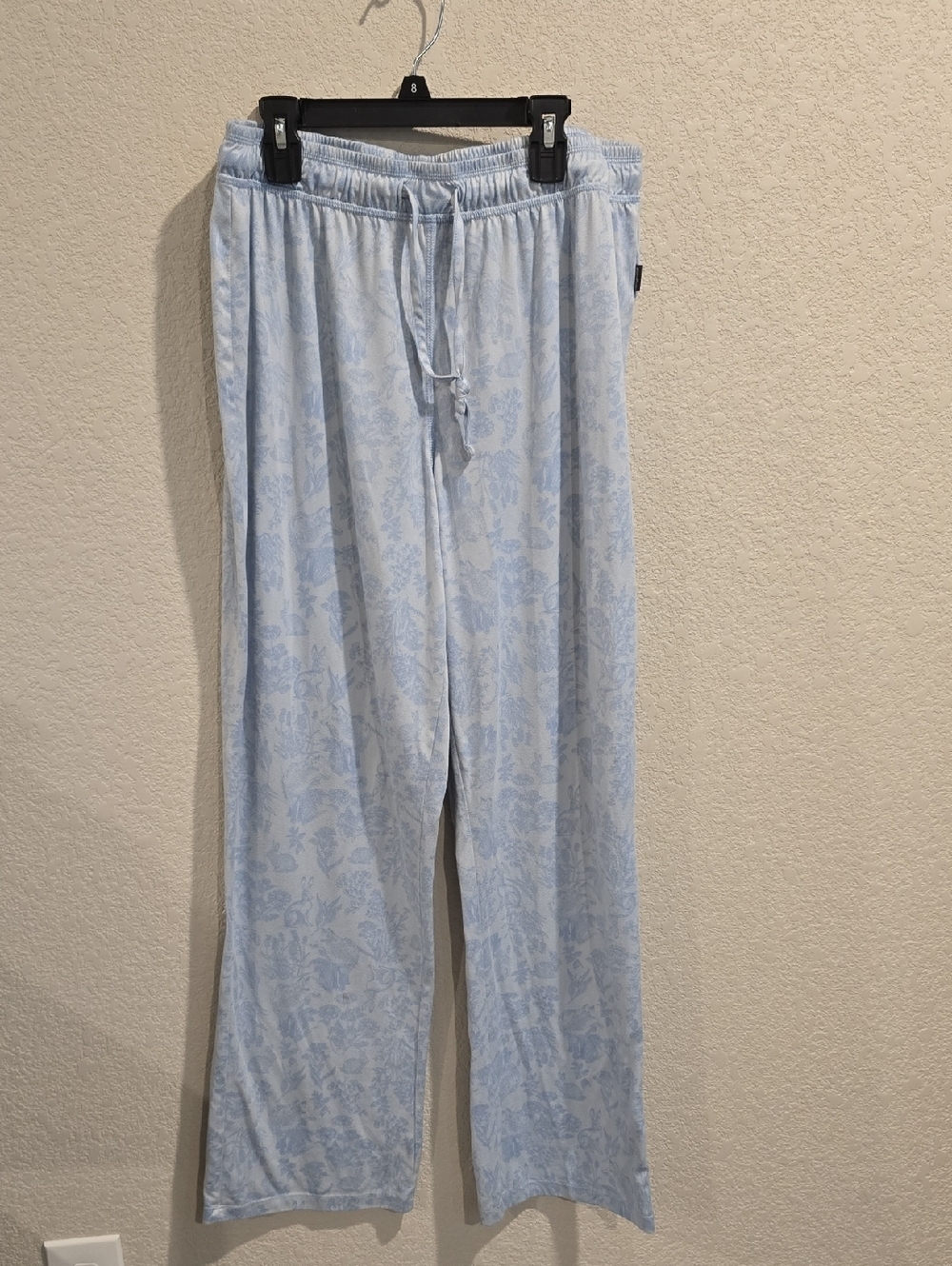 Eddie Bauer Sleepwear Blue Floral Pajama Pants - Large